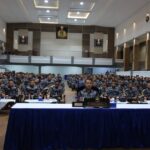 Perkuat Soliditas dan Kesiapan Tempur, Perwira Koarmada II Ikuti Pengarahan Pangkoarmada RI
