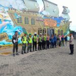 Sinergitas Pengamanan Pos Pam Lebaran di Kebomas Berjalan Lancar