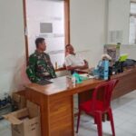 Perkuat Koordinasi Wilayah, Babinsa Jalin Komsos dengan Perangkat Desa