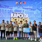 Tim Tenis Polres Aceh Timur Raih Juara III Kejuaraan Tenis Kapolda Cup Semarak Hari Bhayangkara ke-80