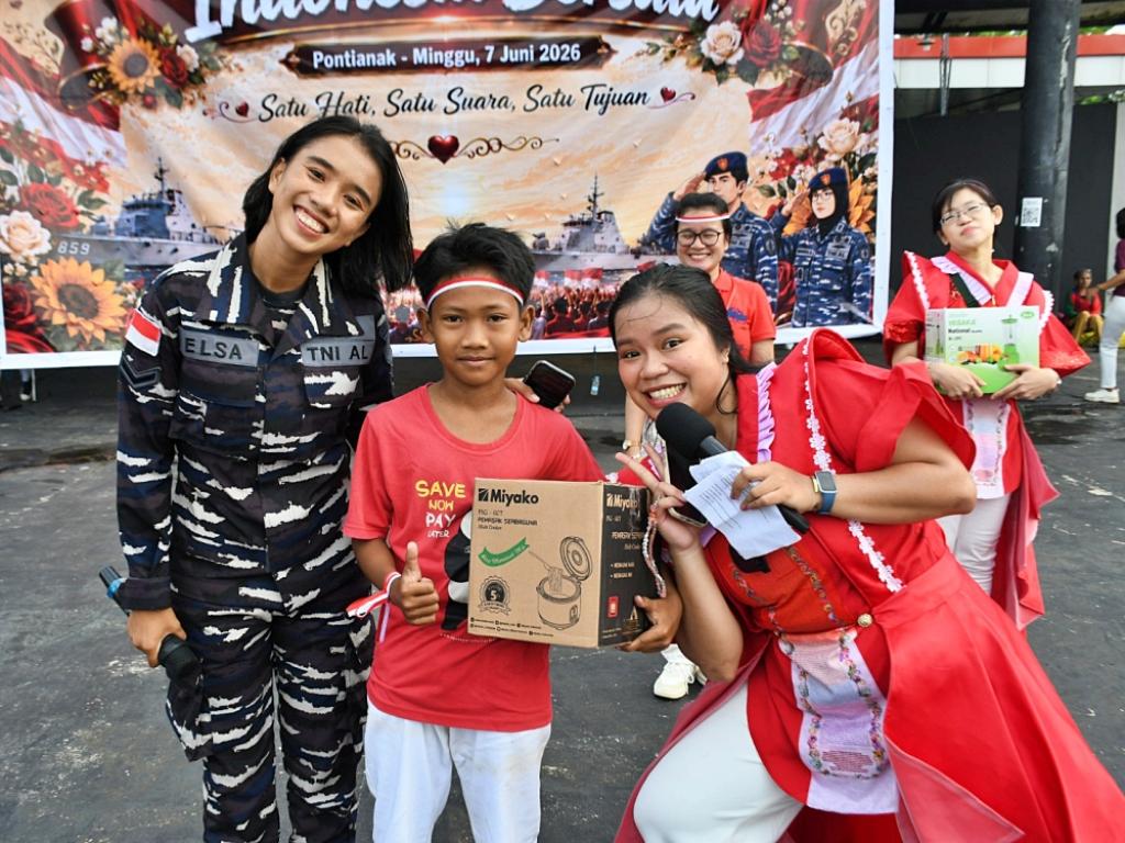 KODAERAL XII DUKUNG GERAKAN NASIONAL PARADE INDONESIA BERSATU, PERKUAT SEMANGAT PERSATUAN GENERASI MUDA