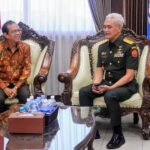 Bahas Penguatan SDM Kesehatan, Rektor UNAIR Terima Audiensi Kapuskes TNI dan Kapuskesad