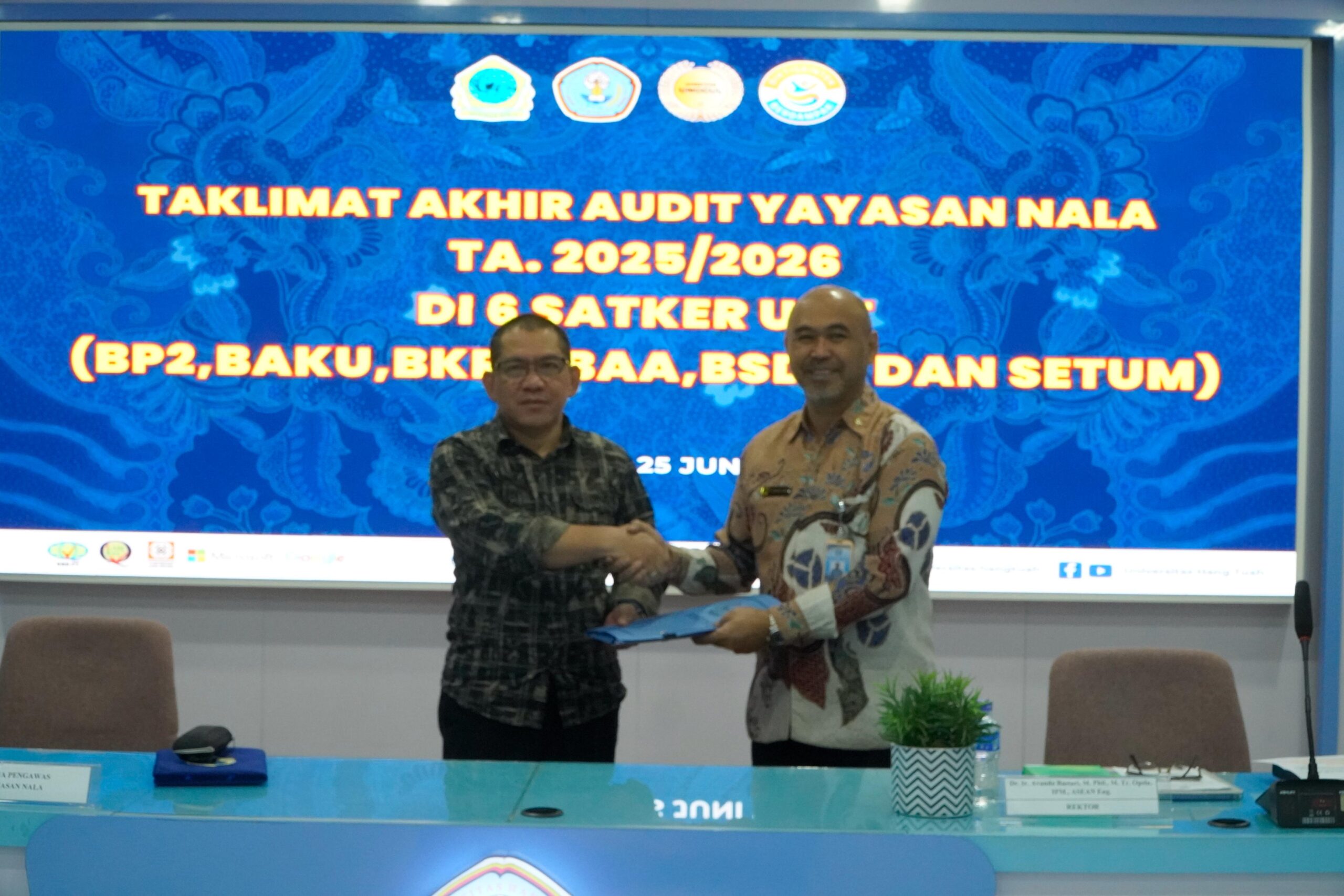 Audit Yayasan Nala Dorong UHT Wujudkan Tata Kelola Perguruan Tinggi yang Transparan dan Akuntabel