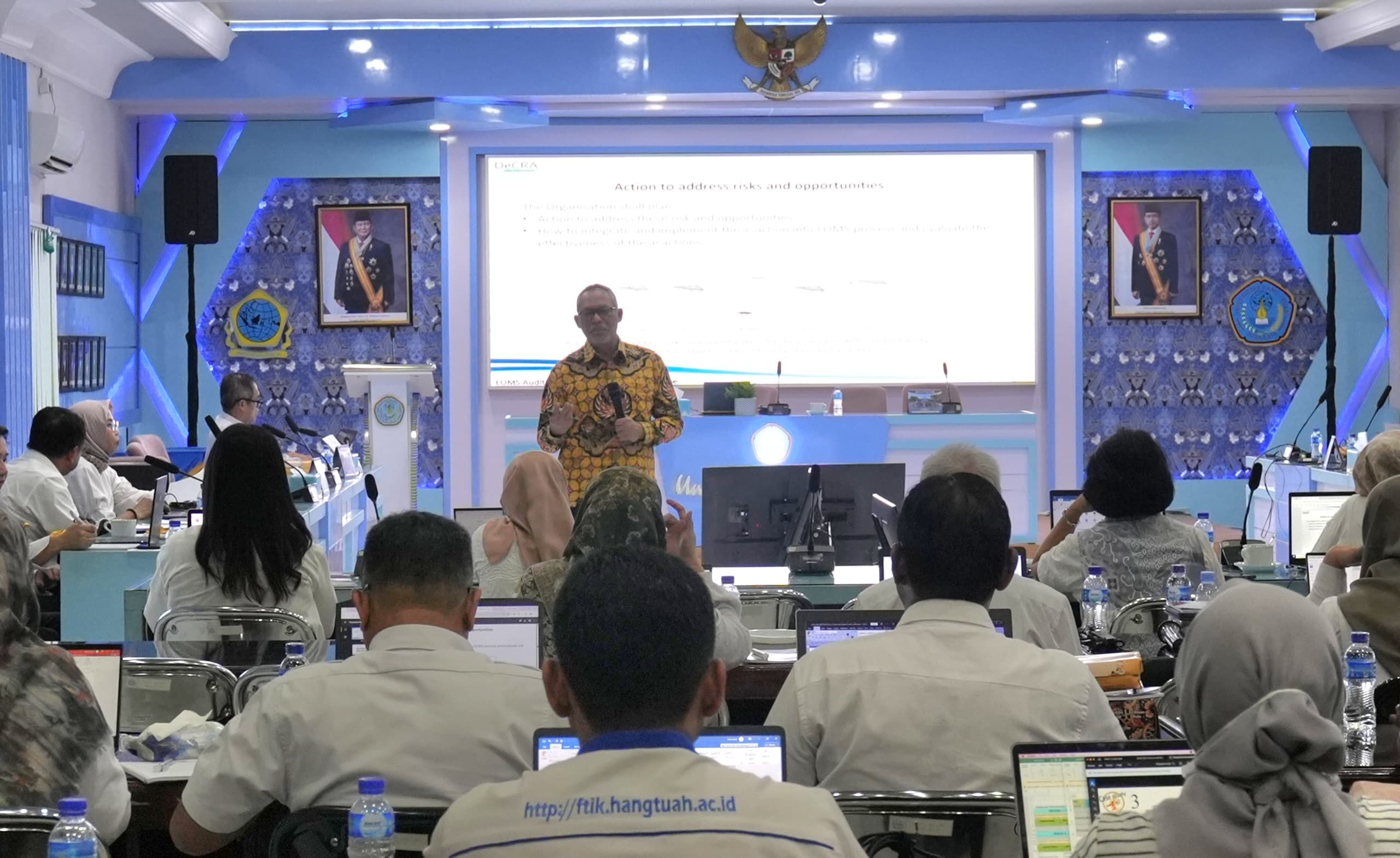 Hari Ketiga Workshop Sinkronisasi Implementasi SPMI dan ISO UHT Diikuti Dekan dan Kaprodi