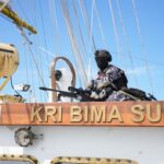KRI Bima Suci Gelar Peran Jaga Perang, Pastikan Pelayaran Aman Menuju Tanah Air