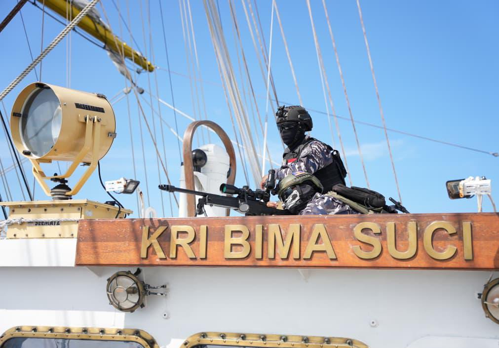 KRI Bima Suci Gelar Peran Jaga Perang, Pastikan Pelayaran Aman Menuju Tanah Air