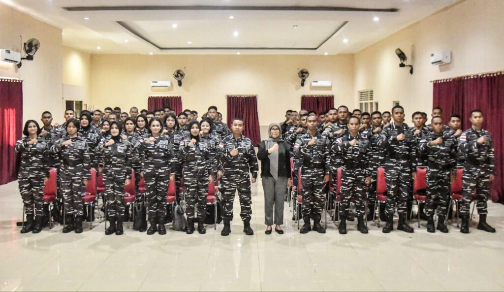 Tingkatkan Disiplin dan Sadar Hukum, Personel Kodaeral lX lkuti Penyuluhan Hukum