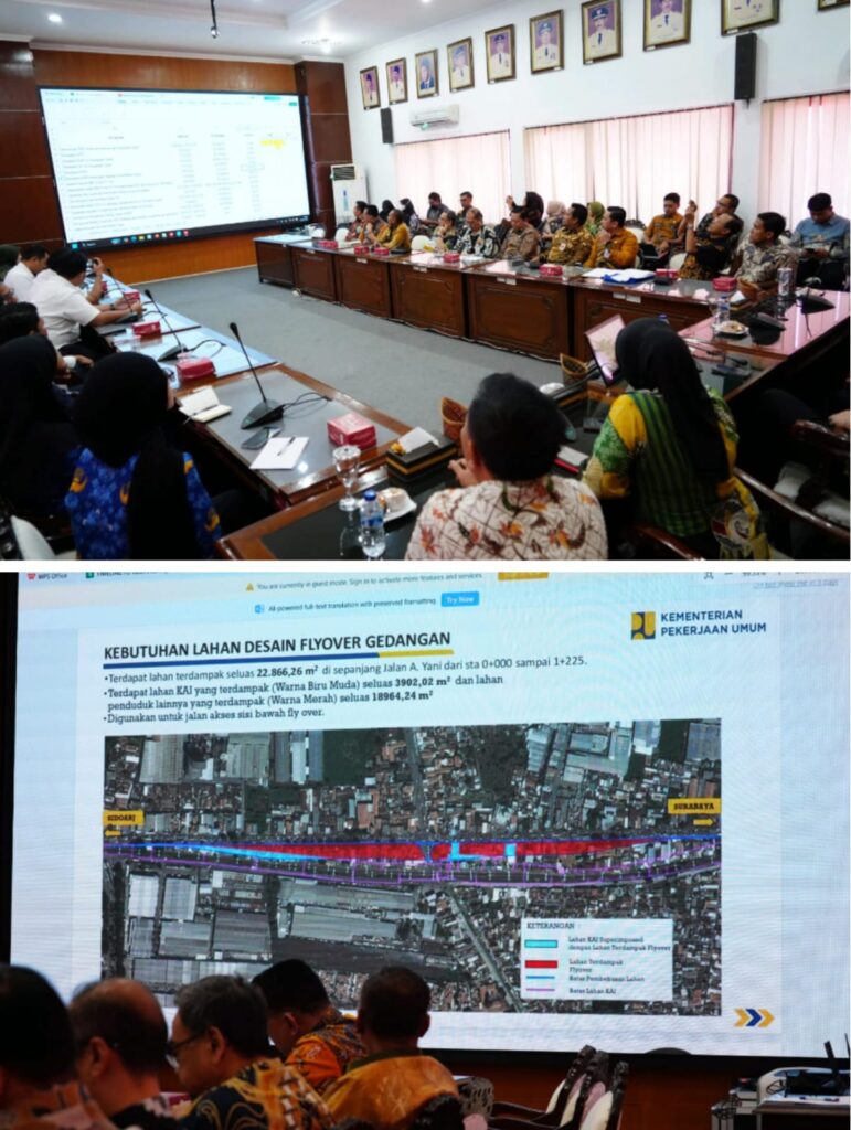 Pemkab Sidoarjo Terus Berupaya Mempercepat Pembebasan Lahan untuk Flyover Gedangan