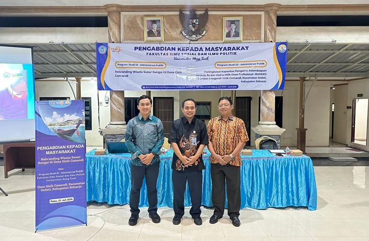 Program Studi Administrasi Publik Universitas Hang Tuah Dorong Rebranding Wisata Susur Sungai Desa Gisik Cemandi