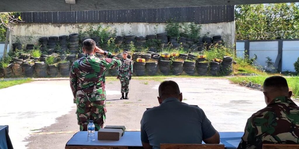 Empat Perwira Ikuti Seleksi Komandan Upacara HUT ke-81 Kemerdekaan RI di Papua Selatan