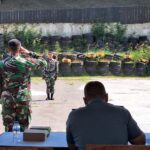 Empat Perwira Ikuti Seleksi Komandan Upacara HUT ke-81 Kemerdekaan RI di Papua Selatan