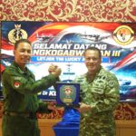 Kodaeral XI Terima Kunjungan Kerja Pangkogabwilhan III, Perkuat Sinergi Pertahanan di Papua Selatan
