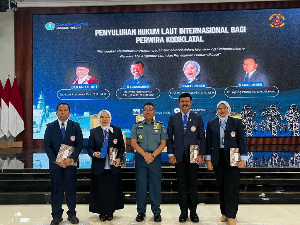 *Perkuat Profesionalisme Perwira TNI AL, UHT Bekali 293 Perwira Kodiklatal dengan Hukum Laut Internasional*